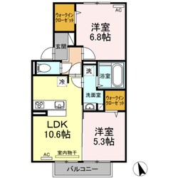 レガード中央の物件間取画像